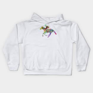 Horse Racing Kids Hoodie